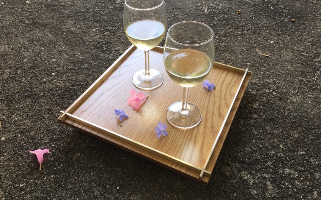 Oak & Brass Square Tray – THB 6,000 (Sold Out)