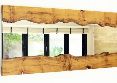 Live Edge River Mirror in Vitex Wood #1 – THB 38,000 (Sold Out)