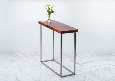 Custom Console Table with Butterfly Inlays – THB 65,000 (Sold Out)