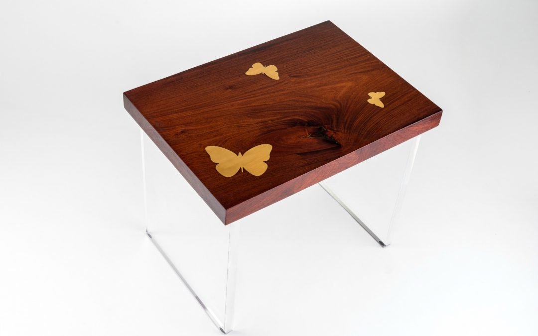 Custom Butterfly Side Table / Stool – THB 60,000 (Sold Out)
