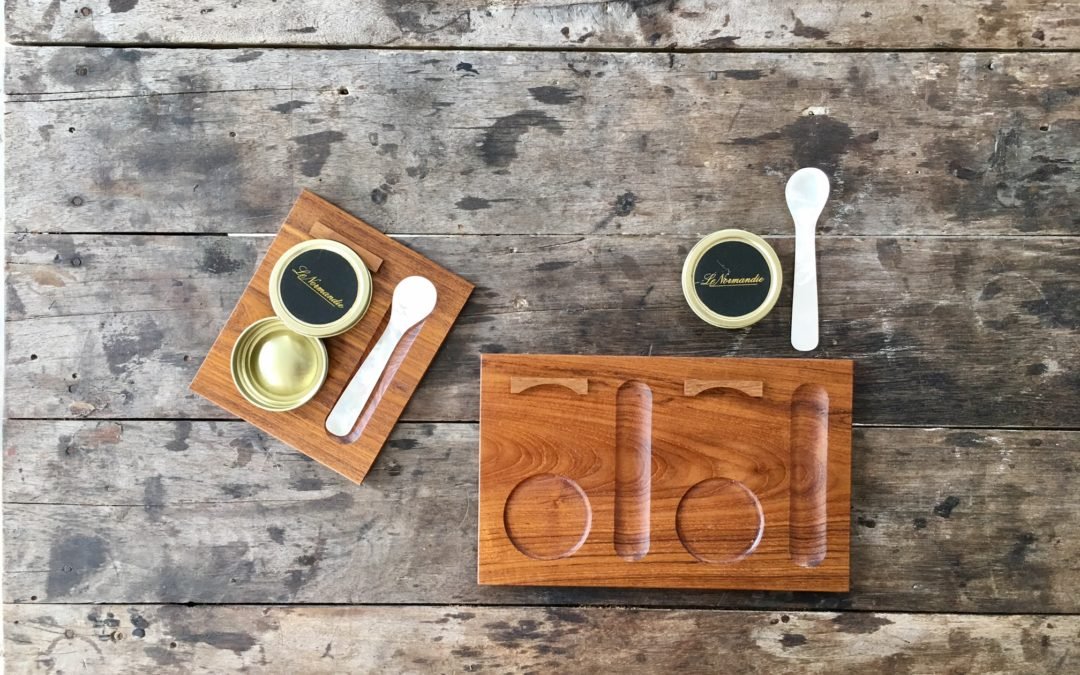 Custom Caviar Tray for Le Normandie