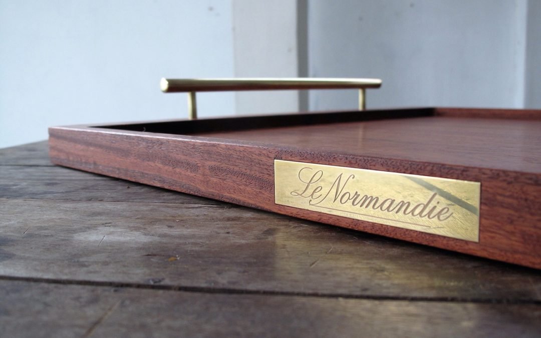 Custom Serving Trays for Le Normandie