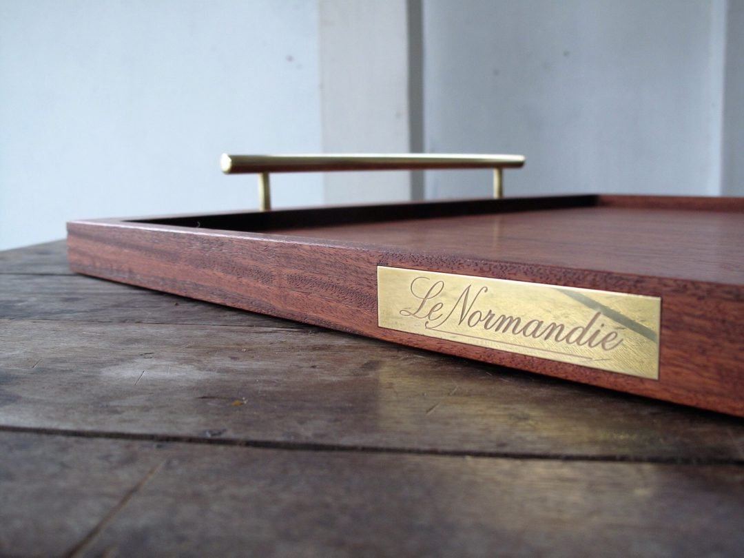 Custom Serving Trays for Le Normandie