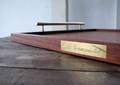 Custom Serving Trays for Le Normandie
