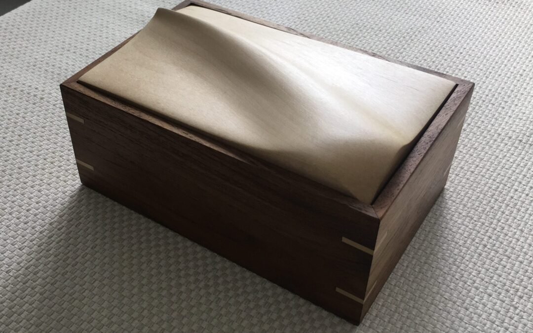 Sculpted Maple and Teak Box – THB 15,000 (Sold Out)