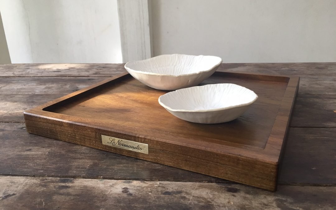 Custom Serving Tray for Le Normandie