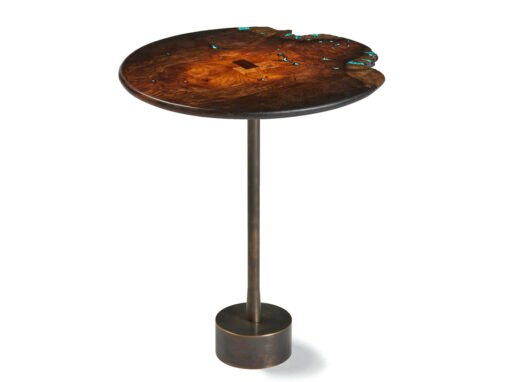 Two-tone Afzelia Burl Side Table – THB 22,000 (Sold Out)
