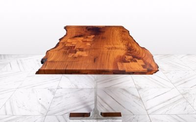 Quilted Patchwork Live Edge Dining Table