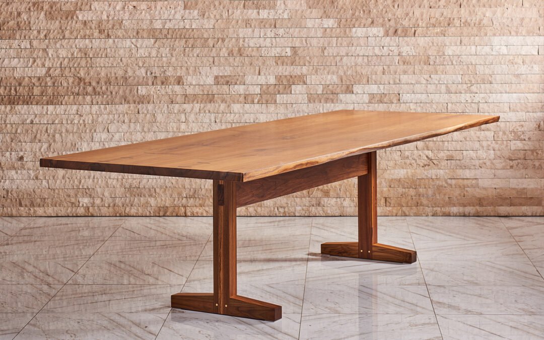 Custom Dining Table in Bookmatched Reclaimed Teak – THB 450,000 (Sold Out)
