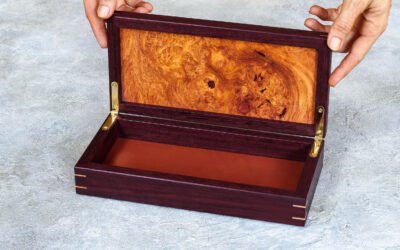 Custom Handmade Boxes – Wood, Burl, Leather, Brass