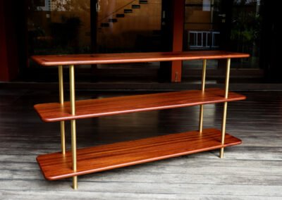 Collector Display System in Makha Wood and Solid Brass #2 (CDS-S3) – THB 160,000
