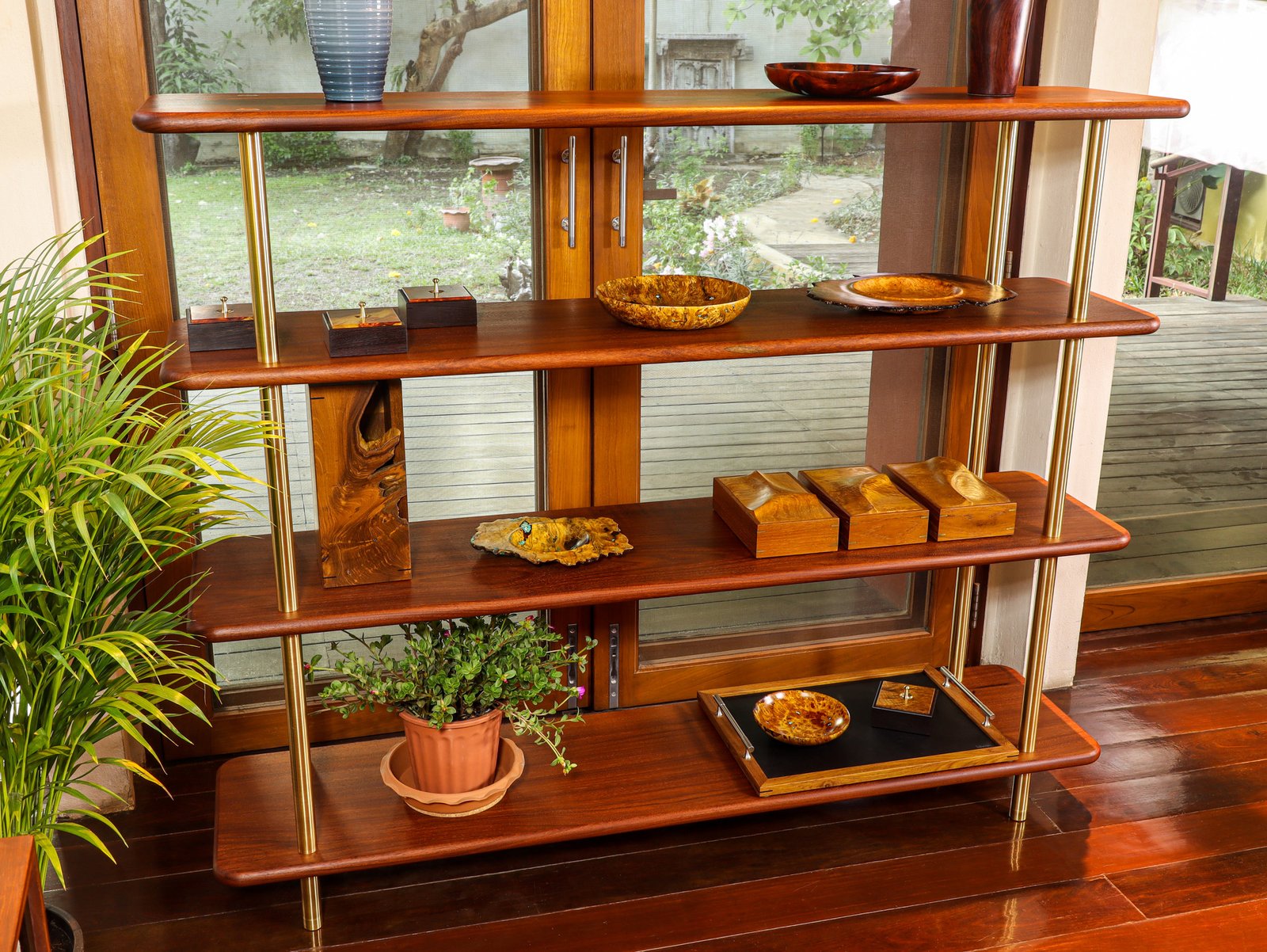 Faisal Malik Design - Collector Display System in Makha & Brass