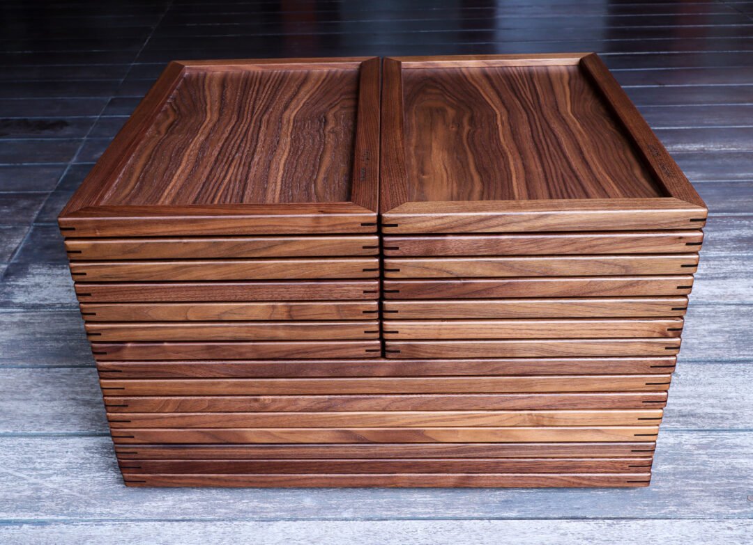 Serving Trays for Gaggan at Louis Vuitton (Bangkok)