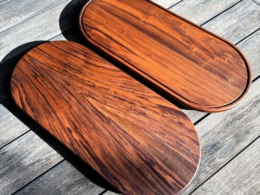 Extra Large Walnut Serving Boards for Blue By Alain Ducasse (Bangkok)