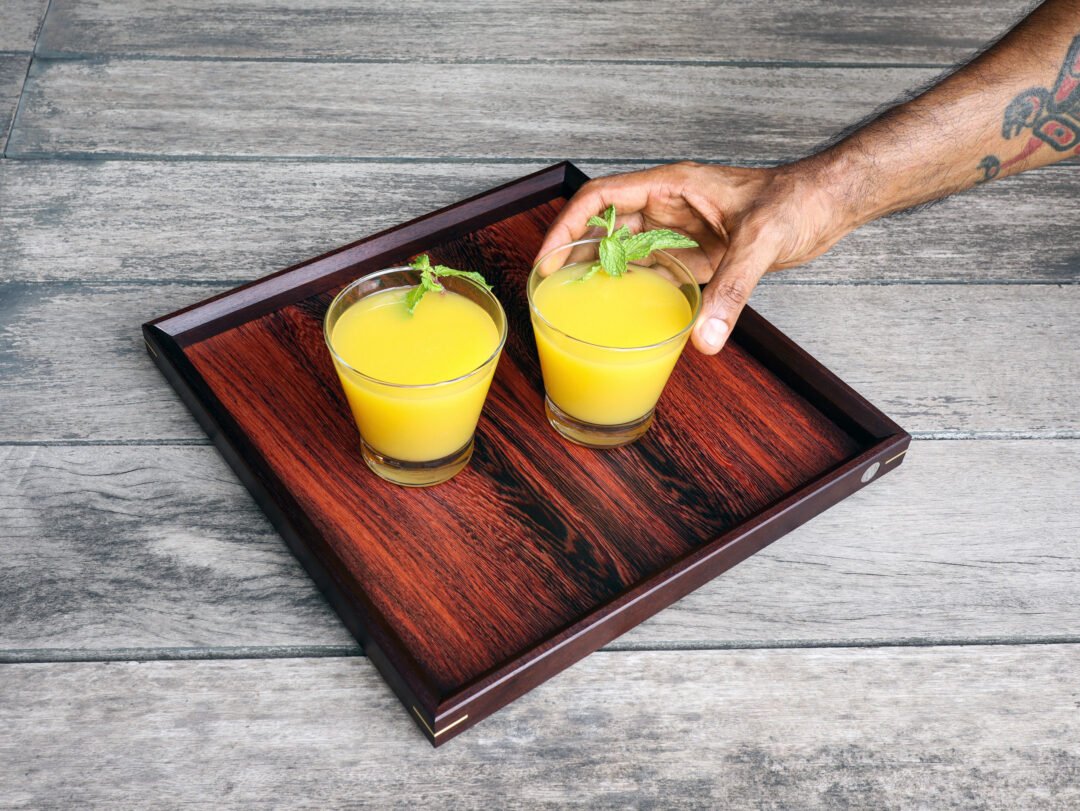 Square Drinks Serving Tray