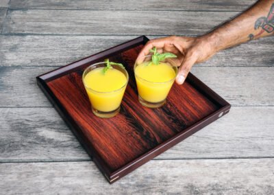 Square Drinks Serving Tray