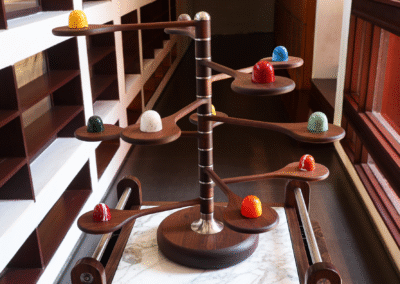 Petal Axis – Sculptural Presentation System